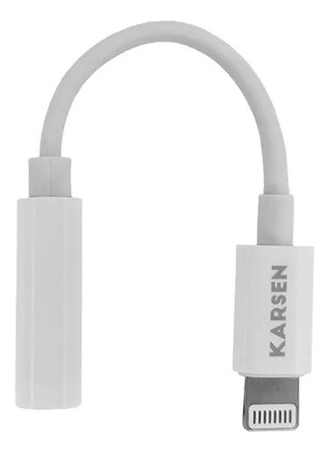 Adaptador Compatible Lightning A 3.5 Mm Karsen Auricular