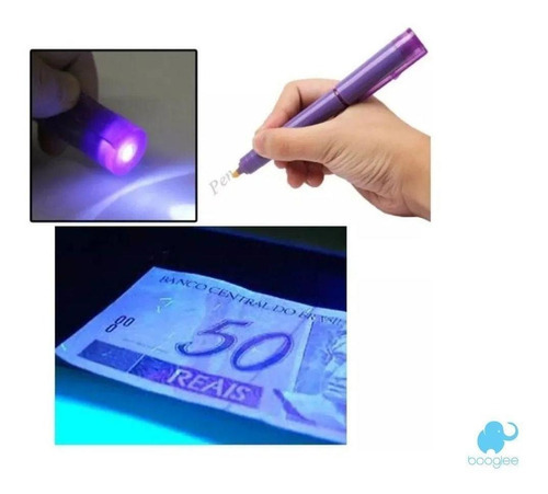 Caneta Testador De Dinheiro Nota Falsa - Booglee 127/220V