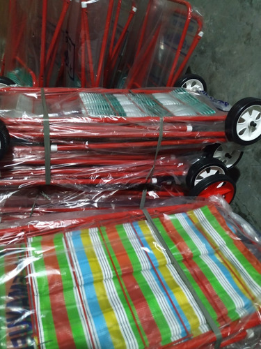 Imagen 2 de 4 de Chango Carrito Compras 2 Ruedas Reforzado Alto Envio Gratis