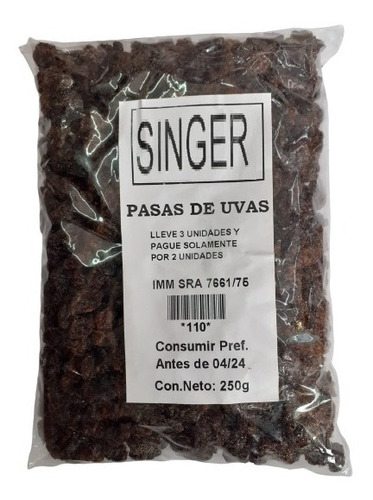 Pasas Uvas 250g