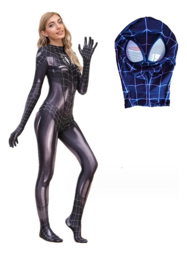 Traje De Spiderman Para Cosplay Mujer Disfraz