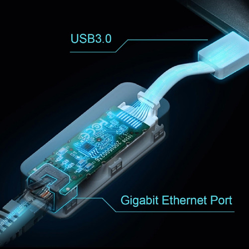 Imagen 8 de 12 de Adaptador De Red Rj45 Gigabit Ue300 Tp-link