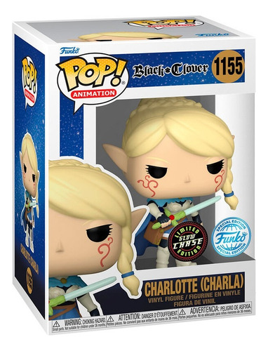 Funko Pop Black Clover Charlotte (1155) Special - Chase Gw