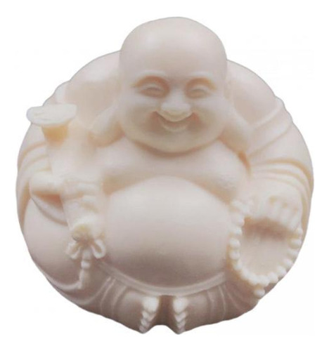 4 Figura De Buda Sonriente De Madera, Decoración De Mesa