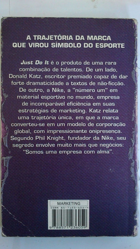 Imagen 2 de 3 de Just Do It O Espírito Nike No Mundo Dos Negócios - Katz