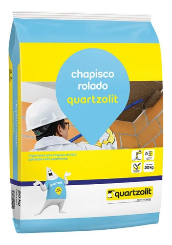 Argamassa Quartzolit Chapisco Rolado 20kg