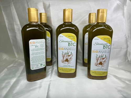 Shampoo Natural Anticaida Fortalecedor Btc Bioanxelli