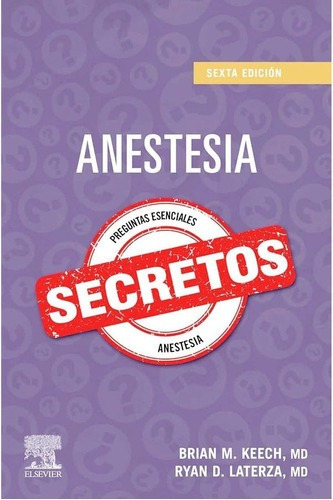 Libro Secretos Anestesia 6ed.