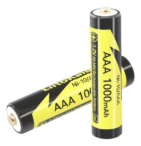 Pack 2 Pilas 1.2v 1000mah Liitokala Ni-10 Aaa