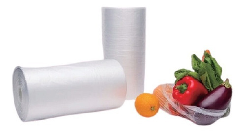 Rollo De Bolsas Transparentes Premarcadas Supermercado 4kg