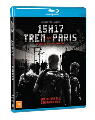 Dvd 15h17 - Trem Para Paris (blu-ray) Warner