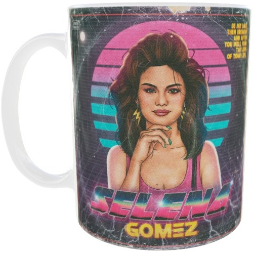 Taza De Ceramica Selena Gomez Retro