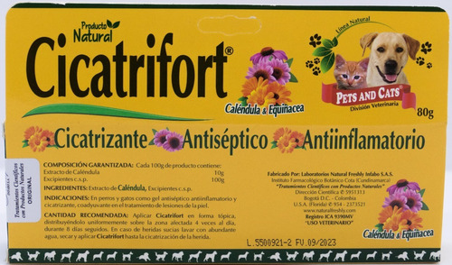 Imagen 2 de 2 de Cicatrifort Mascotas Tubo 80g