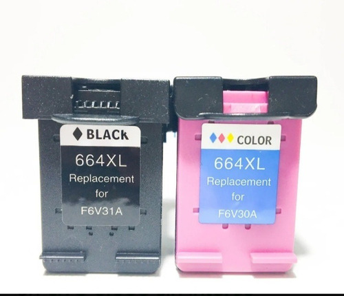 Pack De Tintas Alternativas 664xl Black Y Color 18ml Y 21ml