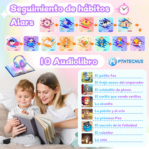 Reloj Inteligente 4g Llamadas HD Reloj Smartwatch Para Niños 4g Señal Reloj Inteligente Para Compatible con chip SIM 4g PTHTECHUS SOS smartwatch Lt49 Púrpura Llamadas Smartwatch,FULL HD LCD Smartwatch
