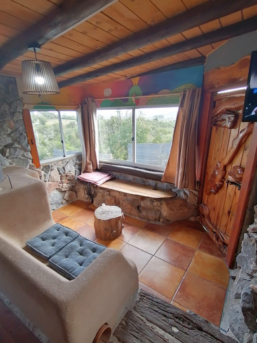 Imagen 4 de 22 de Villa Serrana Cabaña Para 2 P Estufa A Leña Wi-fi, Cable