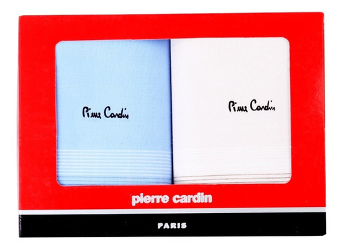 Imagen 2 de 3 de Pañuelos De Hombre Estampados Pierre Cardin Set X2
