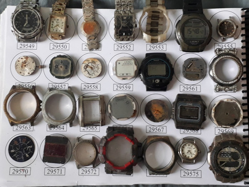 Lote 106 Sucatas Casio E Outros- Máquina Do Tempo