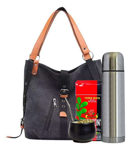 Bolso Matero Unisex Para Llevar Kit Matero De Yerba Mate