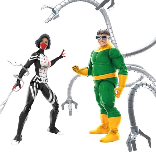 Marvel Legends Silk Y Dr Octopus - Pack De Figuras