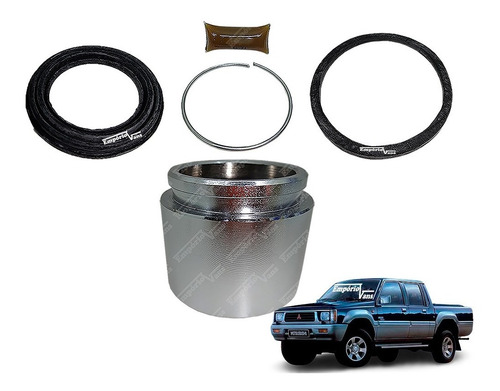 Imagem 1 de 3 de Kit Pistao Reparo Pinca Freio L200 Gl Gls 92..02 Diant 57mm