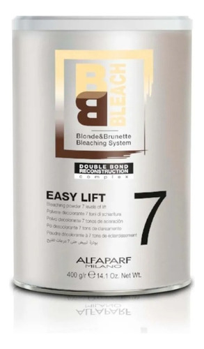 Polvo Decolorante Bleach Easy Lift 7 Tonos 400gr Alfaparf