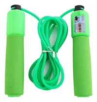 Comprar Cuerdas De Salto Profesional Con Contador Verde Amc