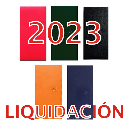 Agenda 2023 Pocket Morgan Semanal Chica Colores Vario Oferta