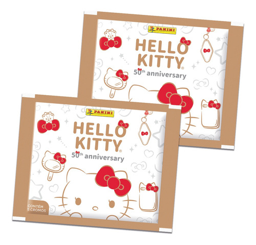 Hello Kitty 50° Aniversario - Pack X 25 Sobres De Figuritas