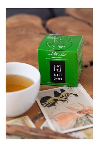 Té Inti Zen Verde En Saquitos Canela, Jengibre Y Cardamo15 u