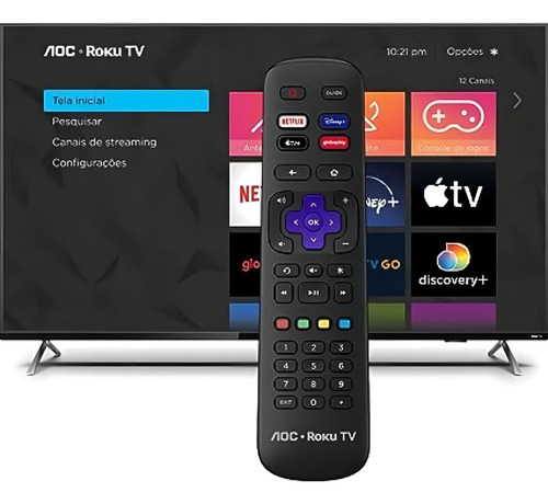 Smart Tv Aoc 50u6125 50'' 4k Led Nova Lacrada + Nfe 2025