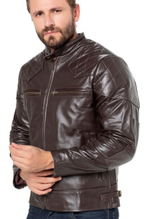 jaqueta de couro masculina negan