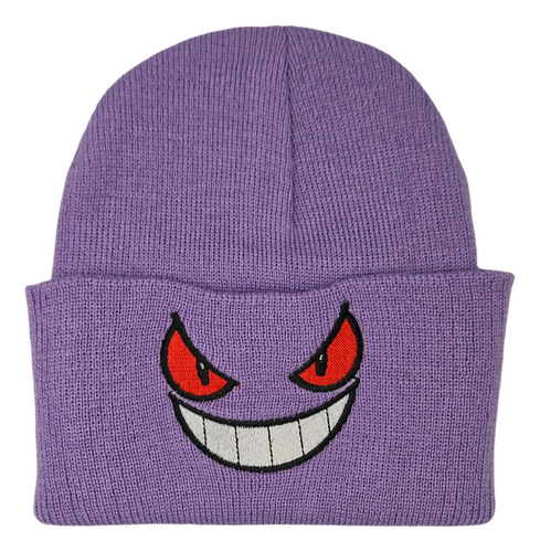 Gorro Pokemon Morado Bordado Premium Beanie