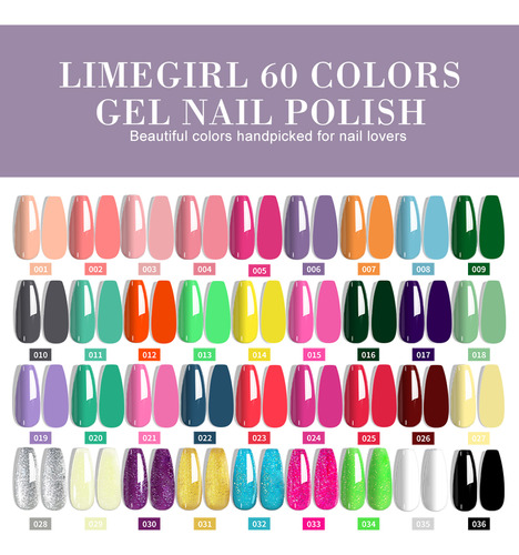 Set De Esmalte De Uñas En Gel Semipermanente, Kit De Manicur