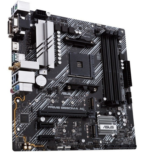 Tarjeta Madre Asus Prime B550m-a Wifi Pcie 4.0 Dual M.2 4x4