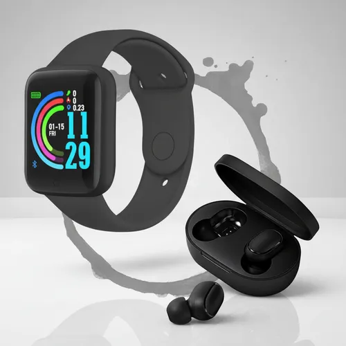 Smartwatch Relógio Inteligente Digital Masculino Feminino Fone De...