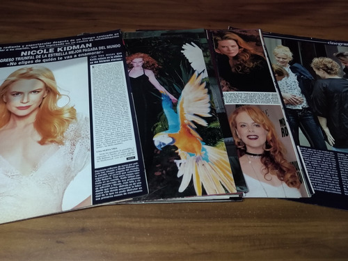 Nicole Kidman * Lote 100 Paginas Revistas Clippings