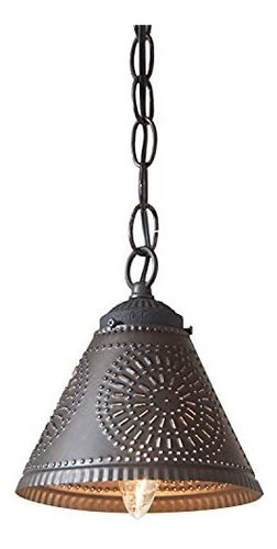 Lampará De Techo, Ilumina Crestwood Shade Light En Kettle Bl