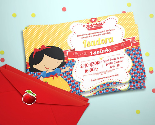 Imagem 5 de 8 de 30 Convites Princesa Sofia Personalizados + Frete Grátis
