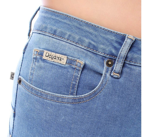 Imagen 7 de 10 de Jeans Para Dama Dayana Mezclilla Levanta Pompa