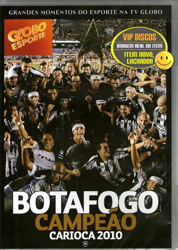 Dvd Botafogo Campeão Carioca 2010 Original Novo Lacrado Raro