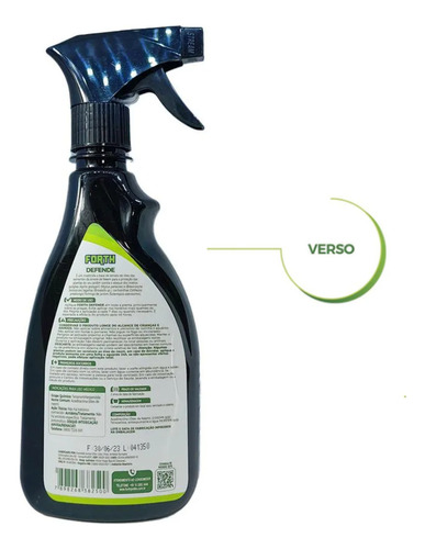 Inseticida Natural Forth Defende Pronto Uso 500ml Óleo Neem