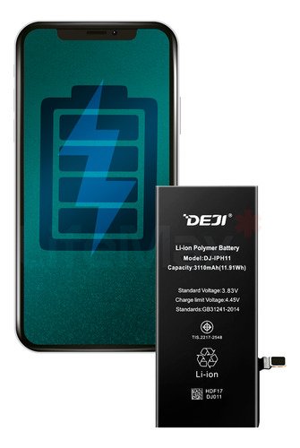 Bateria Para iPhone 11 Deji Calidad A++ Capacidad 3110mah