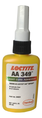 Loctite 34931 Adhesivo De Curado Por Luz Transparente Bote