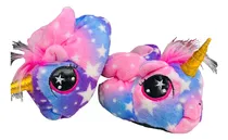 Comprar Babucha Termica Pantuflas Tela Peluche Unicornio Niña