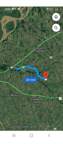 18 Hectáreas En Paso De La Arena Sobre Ripio A 6 Km De Ruta