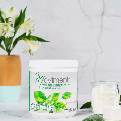 Suplemento Colageno Hidrolizado 450g Te Verde Adicionado Gnt Val Moviment Polvo Para Preparar Bebida Bienestar Alimenticio Antioxidante