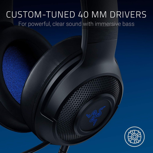 Auriculares gamer Razer Kraken X console con luz LED