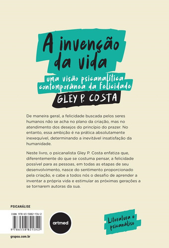 A Invenção Da Vida, De Gley P. Costa. Editora Artmed, Capa Mole Em Português