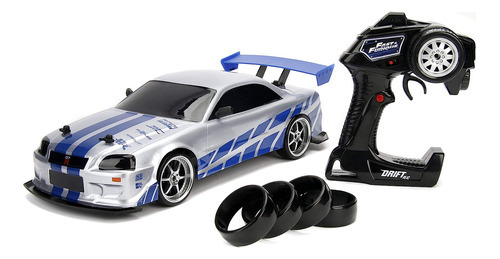 Coche Rc Jada Toys, Nissan Skyline Gt-r , Rápidos Y Furi [u]